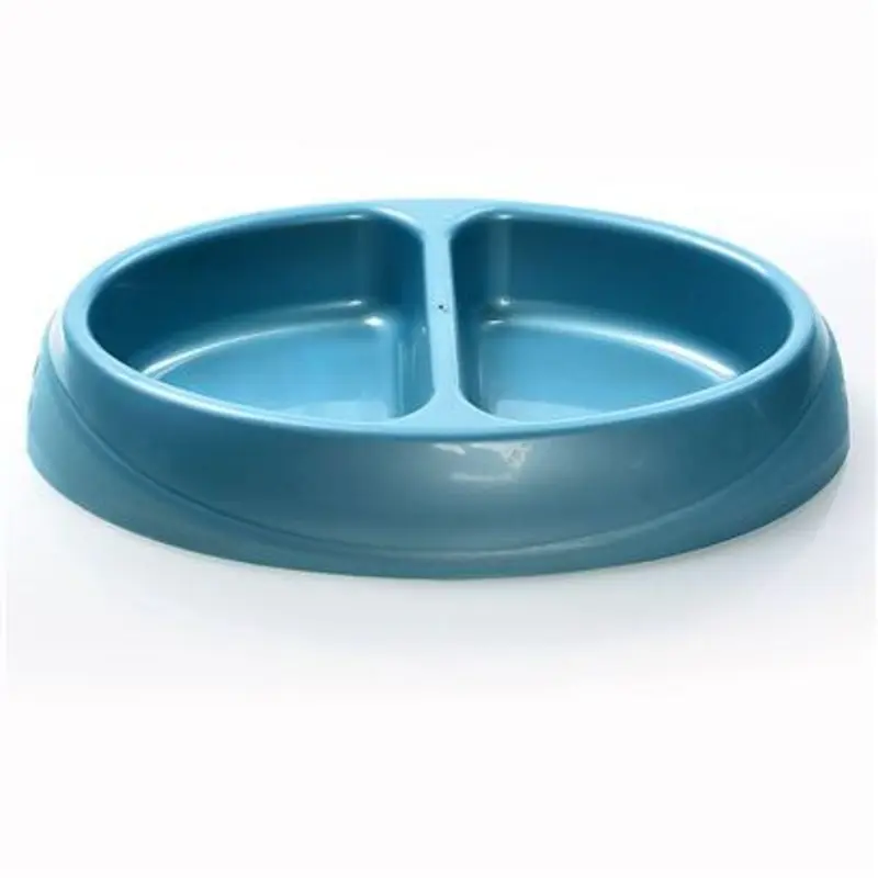 Petmate 23174 Small Double Dish Ultra-Light Microban Pet Dish