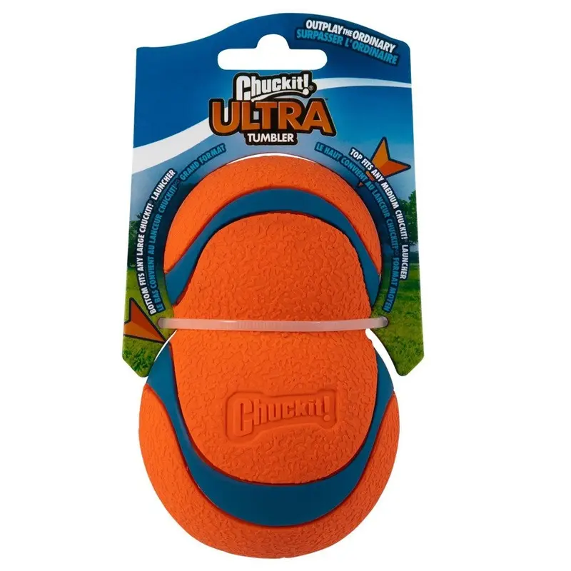 Chuckit! Ultra Tumbler Dog Toy - Orange & Blue