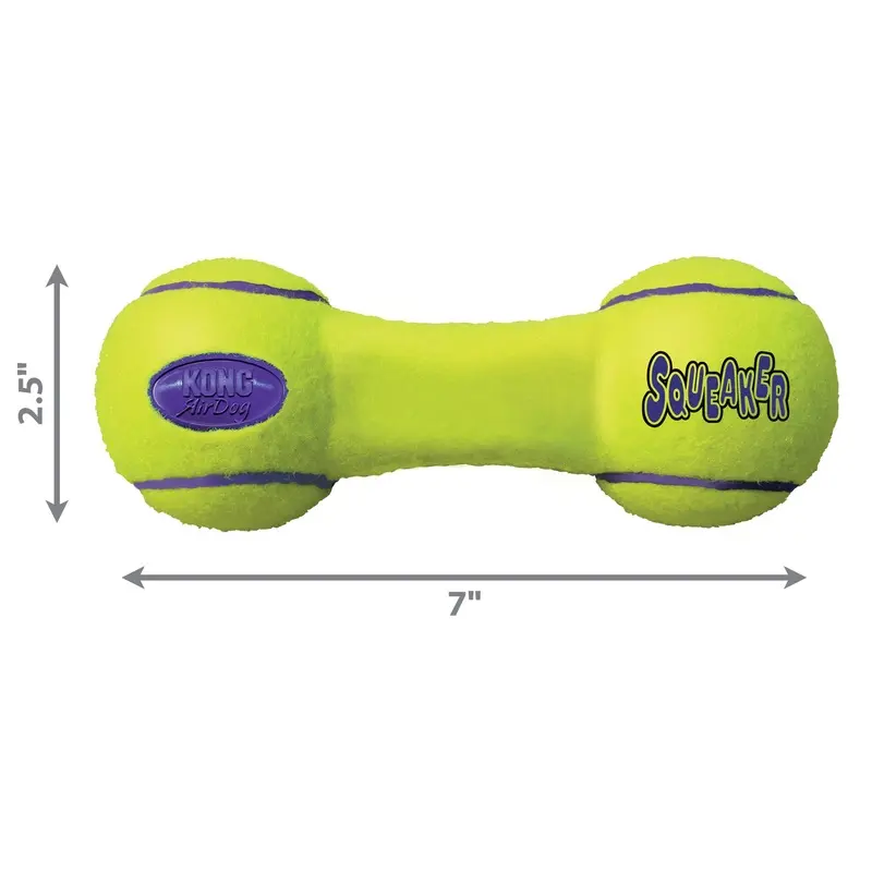 Kong Dog Toy AirDog Squeaker Dumbbell Medium