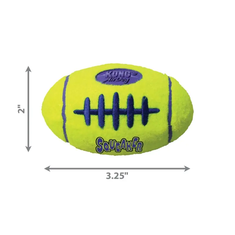 Kong Dog Toy AirDog Squeaker Football Small