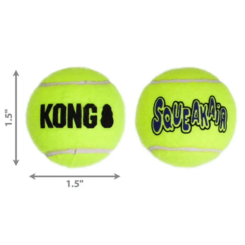 Kong Dog Toy SqueakAir Balls 3pk Medium
