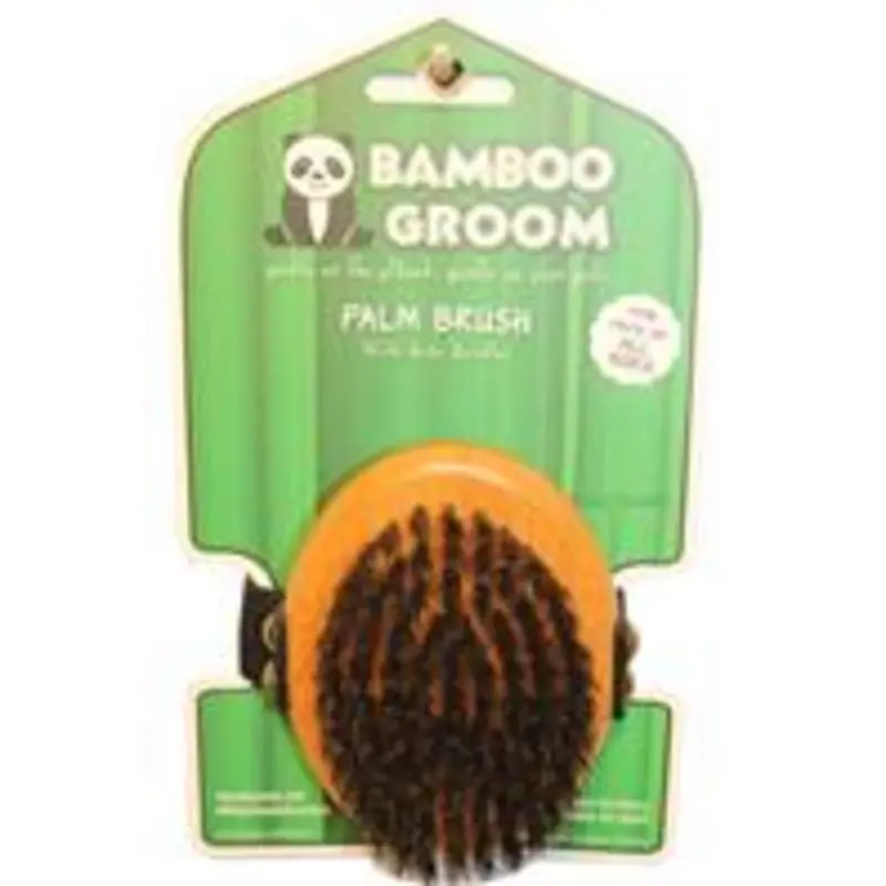 Bamboo Grooming Pet Palm Brush