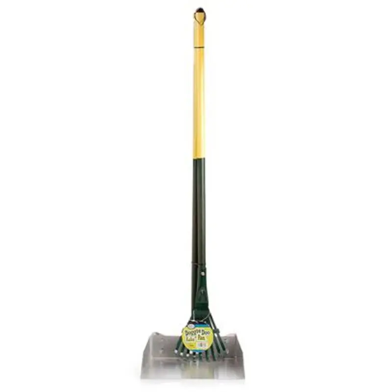 Four Paws Dog Rake & Pan Set for Pet Waste Pick-up Small  7  x 7  x 38