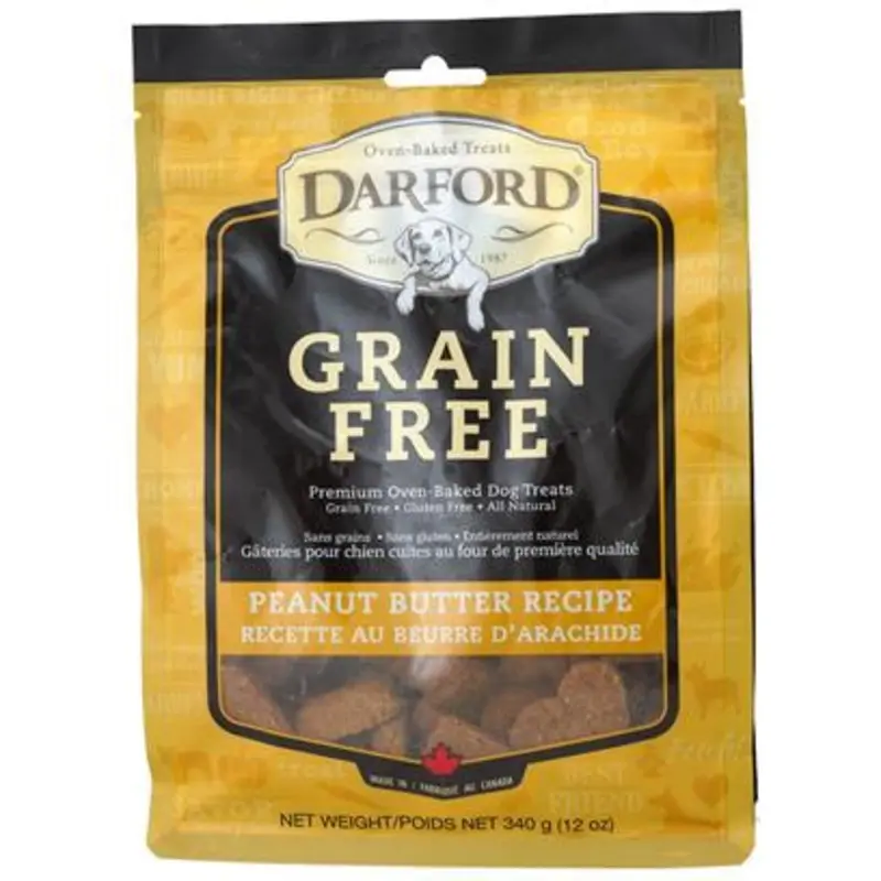 Darford Grain Free Peanut Butter Recipe Dog Treats 12oz