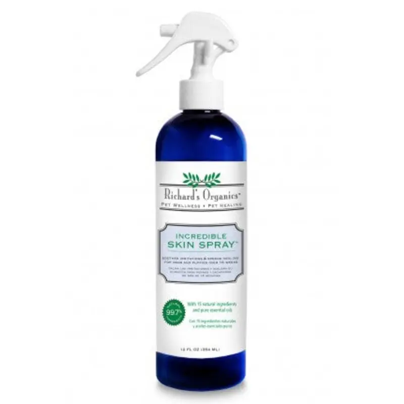 Richard's Organics Pet Skin Spray And Wound Treatment 12 oz