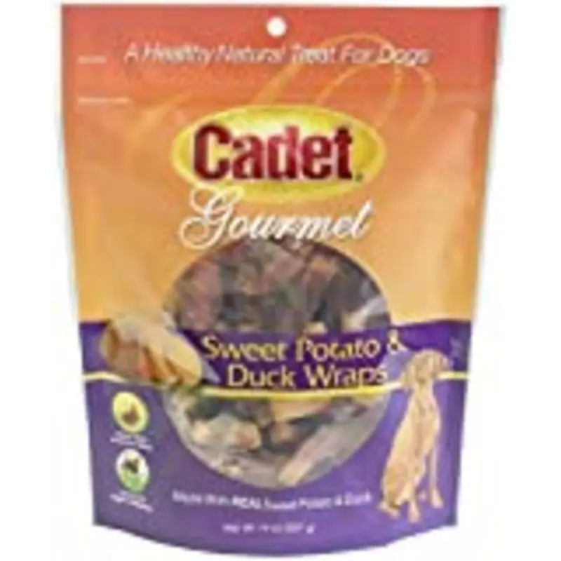 Cadet Premium Gourmet Wraps Dog Treats Duck & Sweet Potato 14 oz.