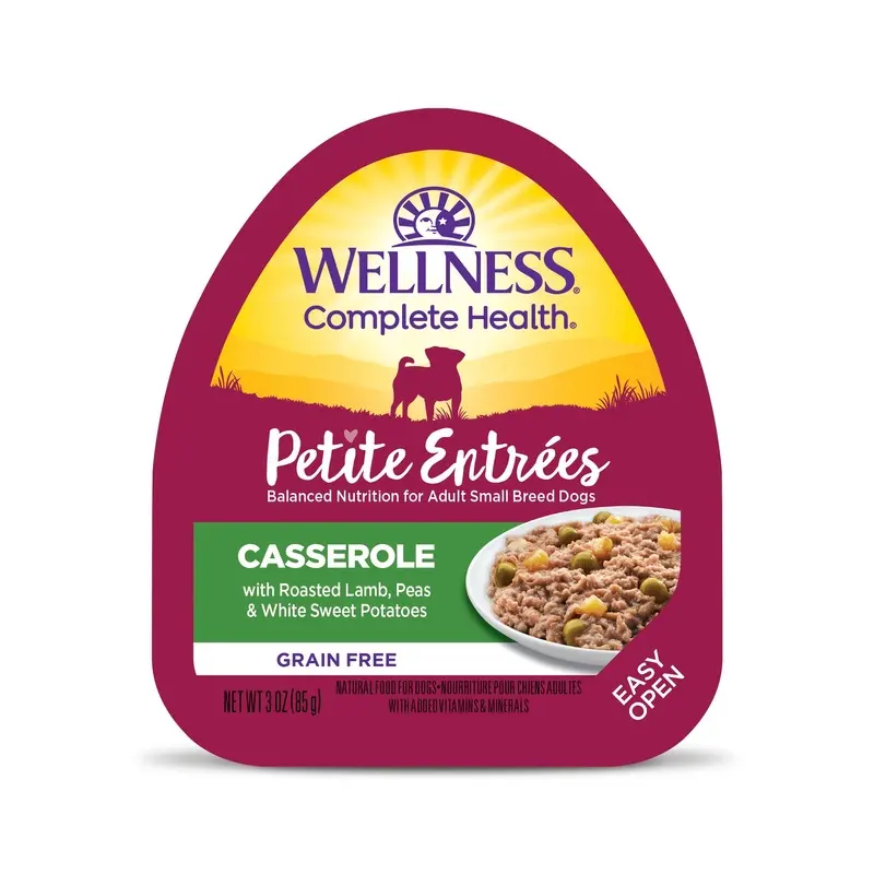 Wellness Petite Entres Casserole With Roasted Lamb Peas & White Sweet Potatoes 3oz Cup