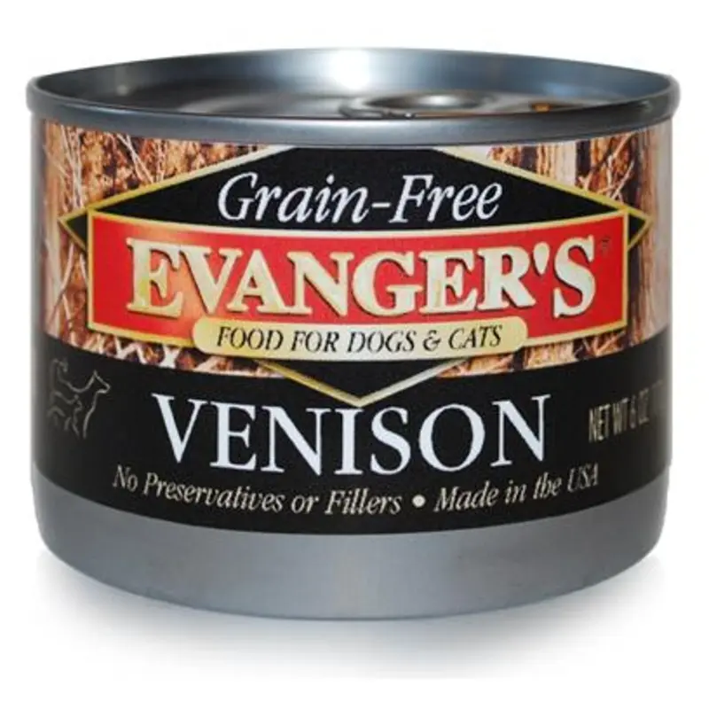 EVANGER'S Grain Free 100-Percent Duck for Dogs and Cats, 6-Ounce