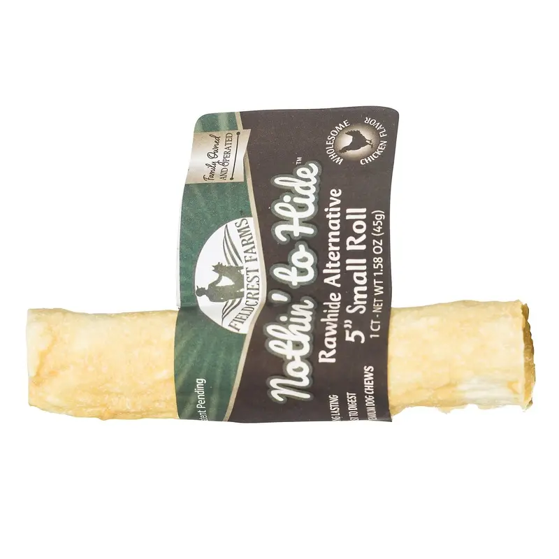 Fieldcrest Farms Nothin' to Hide Chicken Roll Dog Chew, 45 Gram