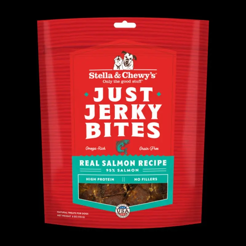 Stella & Chewy's 6 oz Stella & Chewys Dog Just Jerky Bites Salmon Treats