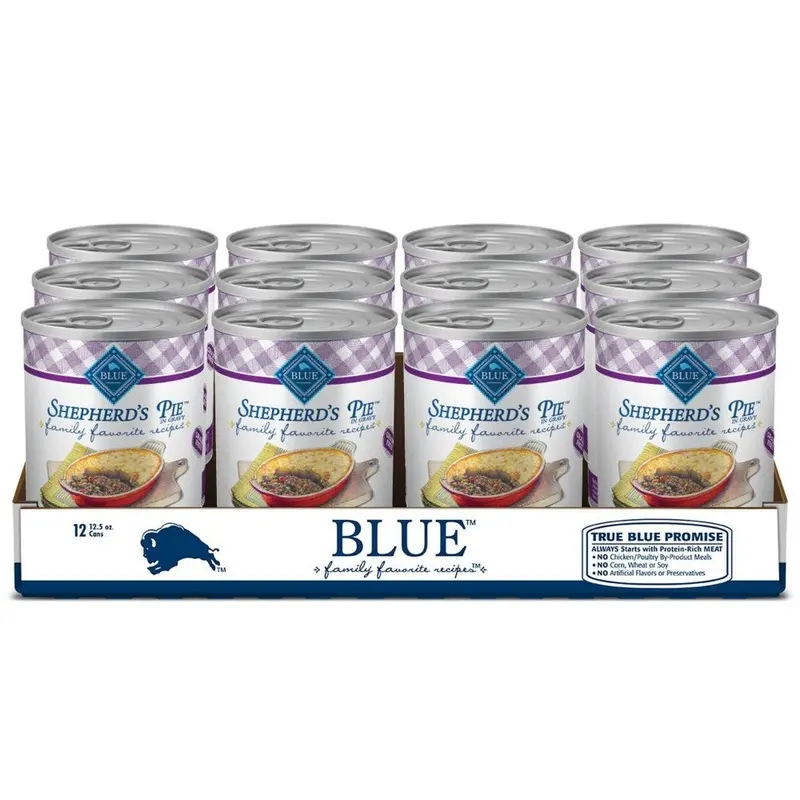 Blue Buffalo Family Favorite Recipes Beef In Gravy Wet Dog Food - 12.5oz