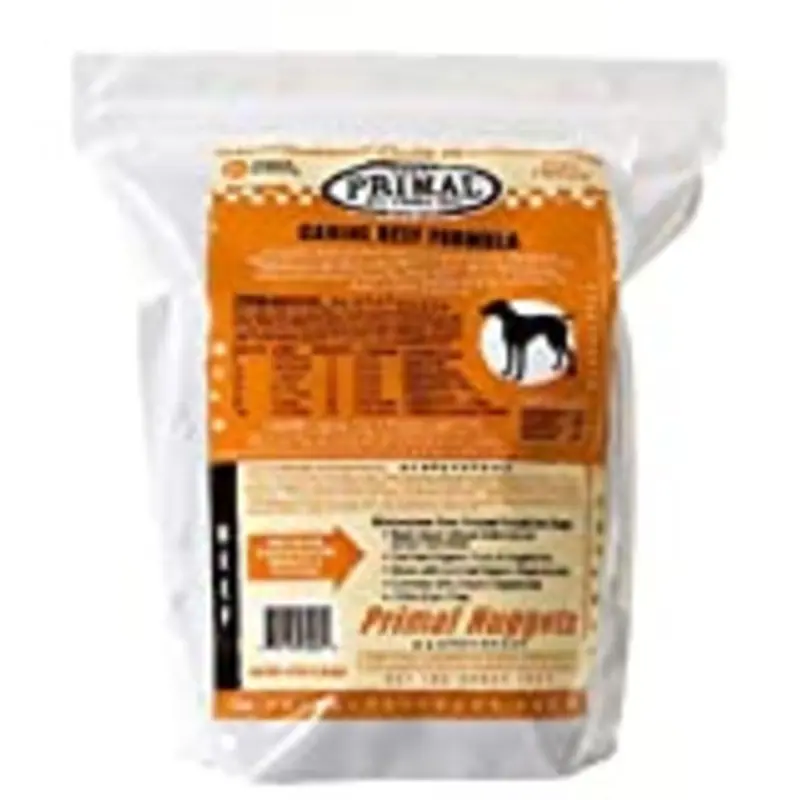PRIMAL PET FOODS 850001 Canine Beef Nuggets, 3-Pound