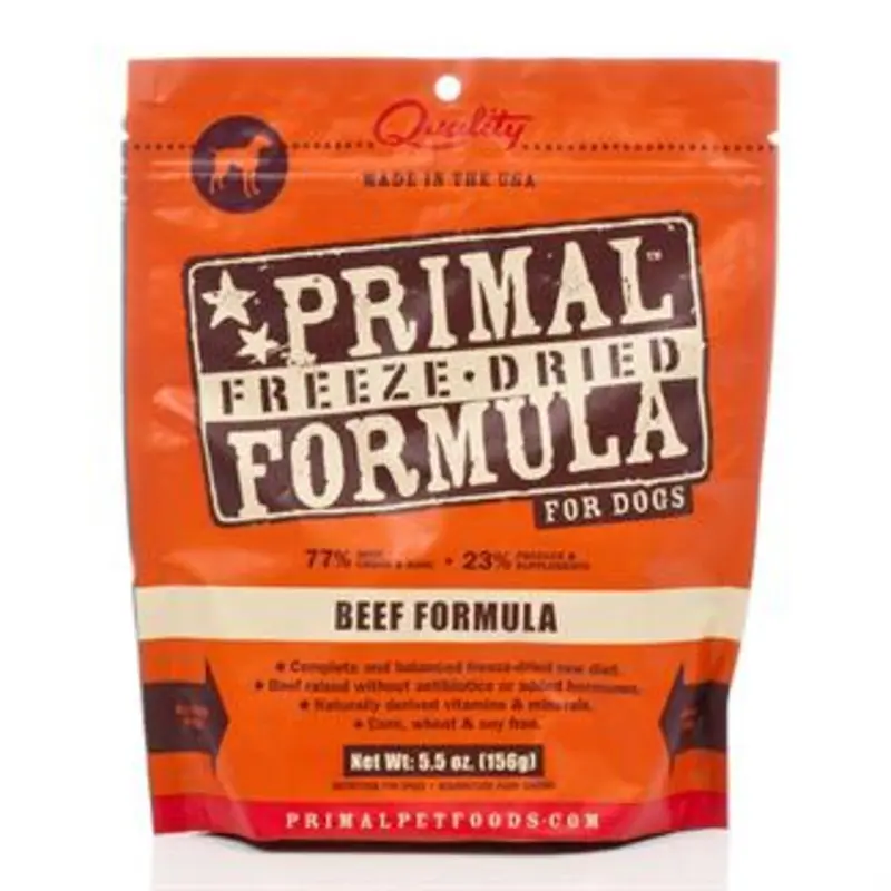 Primal Freeze Dried Beef Formula for Dogs 5.5oz