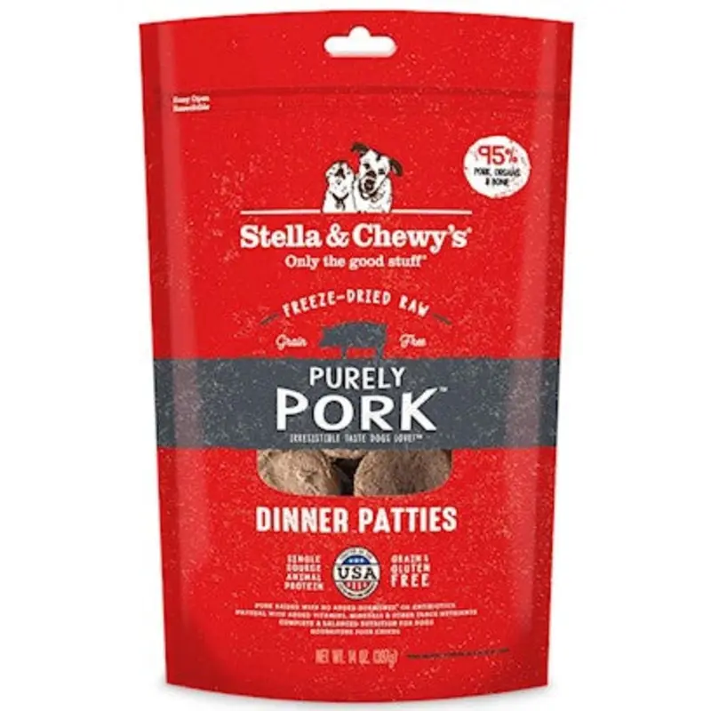 Stella & Chewy's Purely Pork Freeze Dried Raw Dog Food