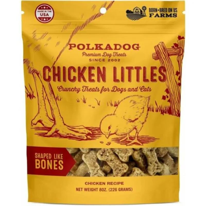 POLKA DOG BAKERY DOG CHICKEN LITTLE BONES 8 oz