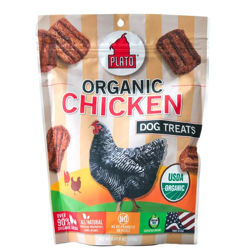 Plato Original Real Strips Chicken Recipe Dog Treats, 6 Oz.