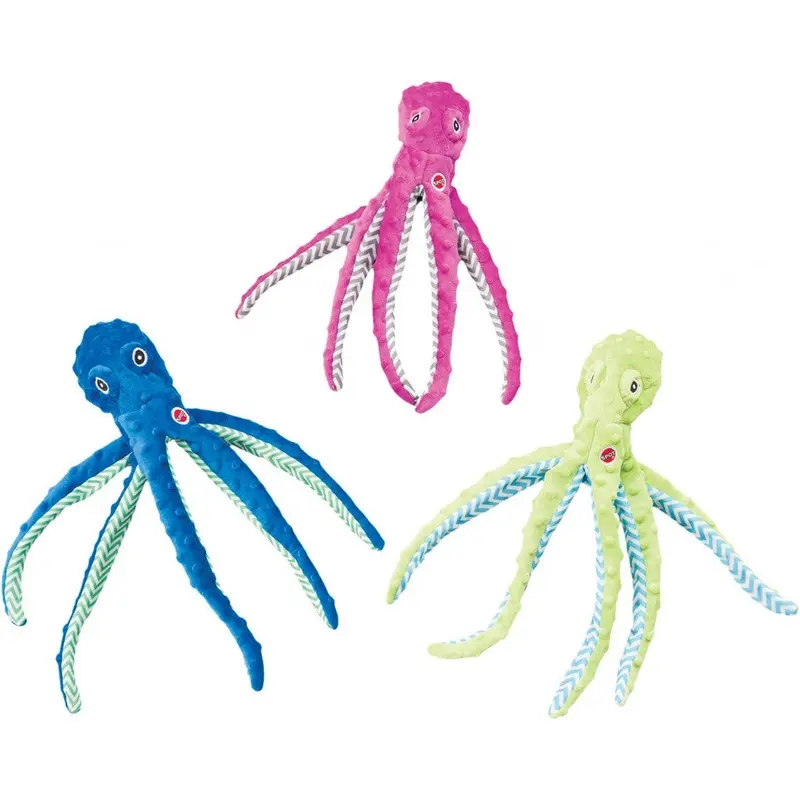 Spot Ethical Pet Dog Toy Skinneeez Extreme Octopus  16In Assorted