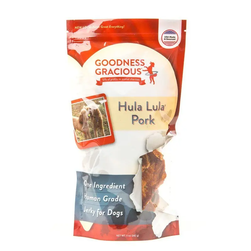Goodness Gracious Dog Treats Hula Lula Pork 5oz