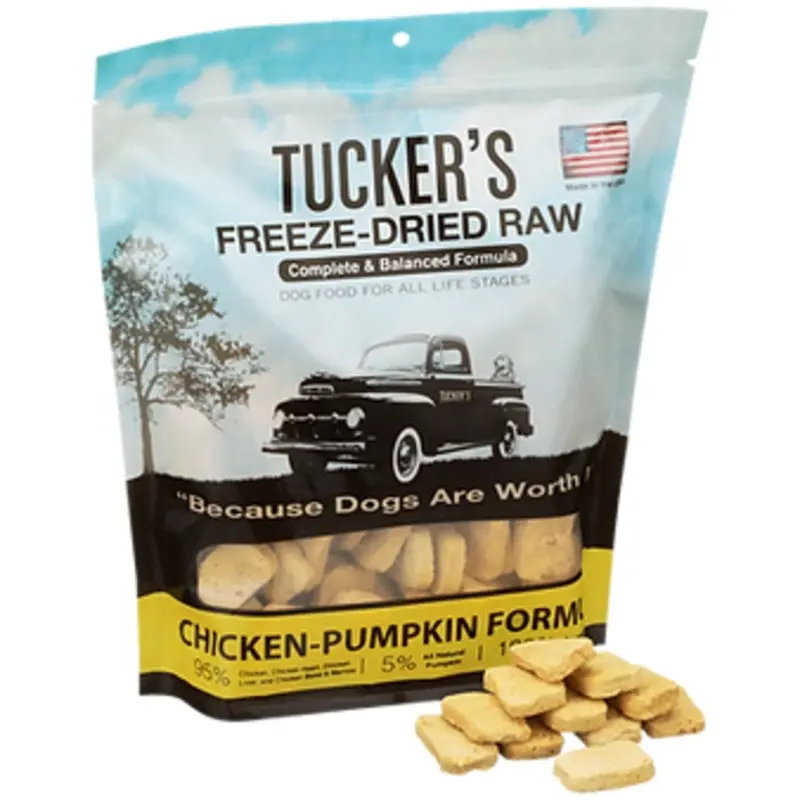 Tuckers Freeze Dried 14oz Raw Diet Chicken Pumpkin