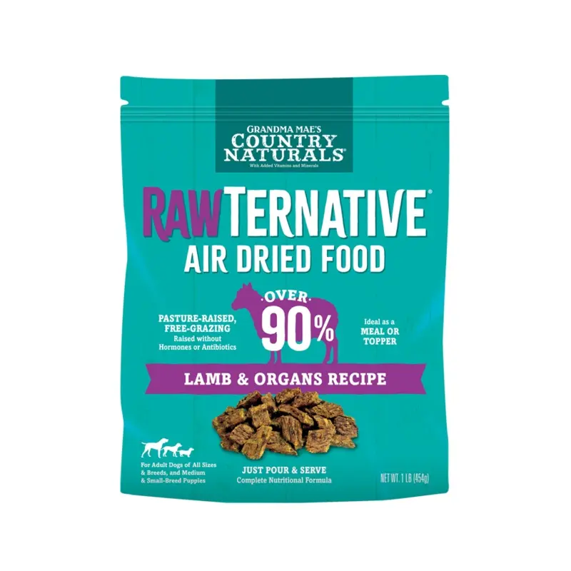 Grandma Mae's Rawternative  Air Dried Dog Food 5oz