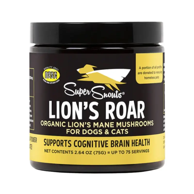 Super Snouts Cognitive Support Lion's Mane Mushrooms 2.64oz
