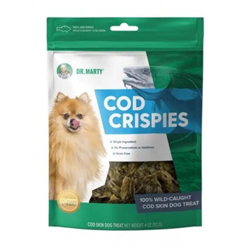 Dr. Marty Cod Cracklers Dog Treat 4oz