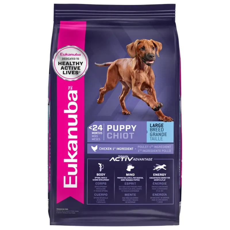 Eukanuba Large Breed Puppy Chicken Dry Dog Food, 30 lb
