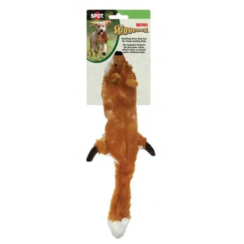 Spot Ethical Pet Dog Toy Mini Skinneeez Fox 14In