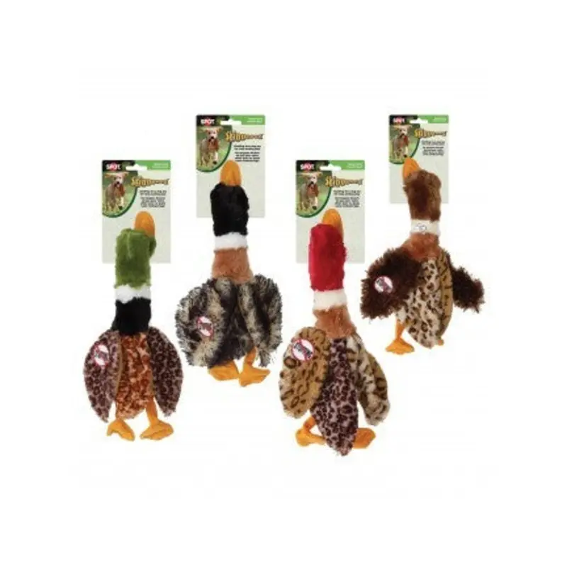Spot Ethical Pet Dog Toy Plush Skinneeez Malard Duck 14.5In Assorted