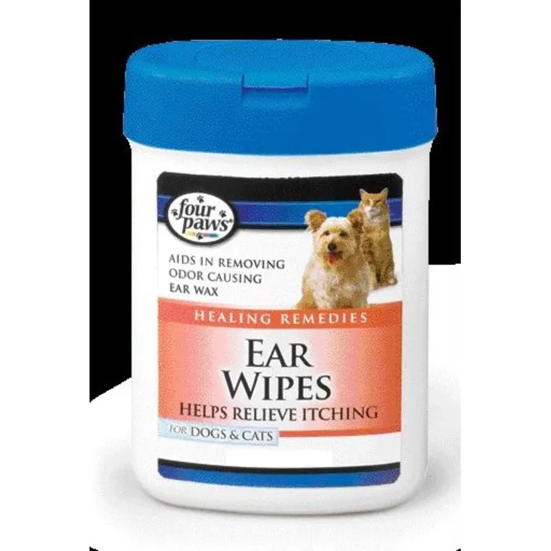 Four Paws Ear Wipes for Dogs & Cats