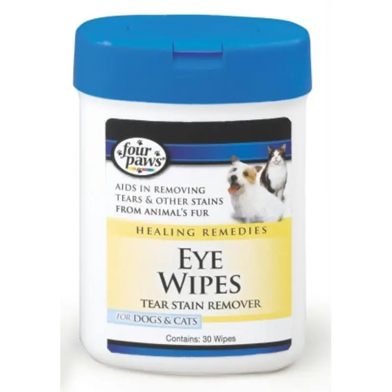 Four Paws Healing Remedy Eye Wipes For Dogs & Cats