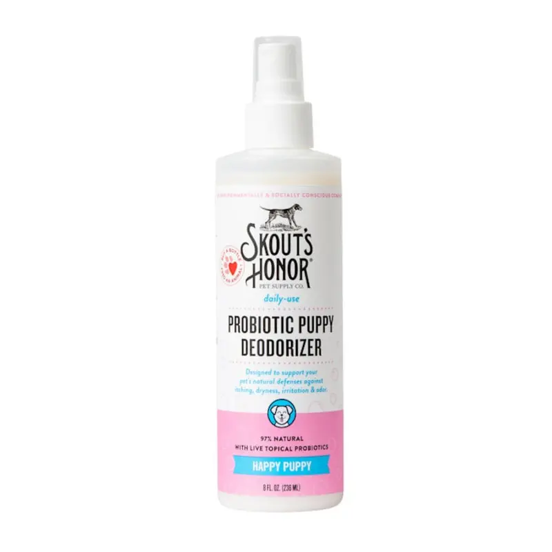 Skout's Honor Probiotic Daily Use Happy Puppy Deodorizer, 8 fl. oz., 8 FZ