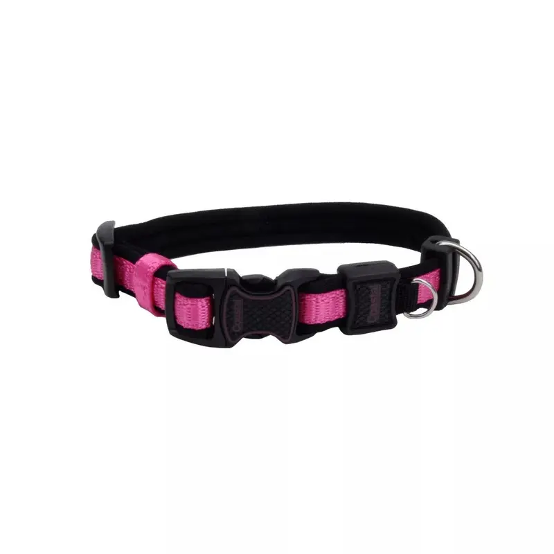 Coastal Inspire 5/8in Wide 8-12in Dog Collar Pink