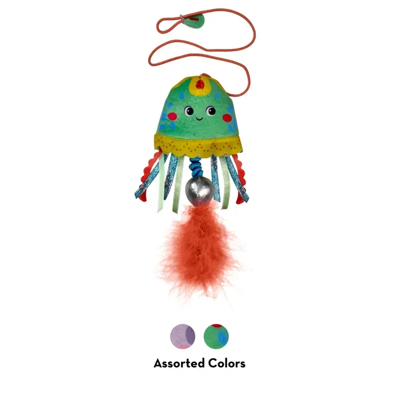 Kong Dog Toy Teaser Jellyfish Assorted