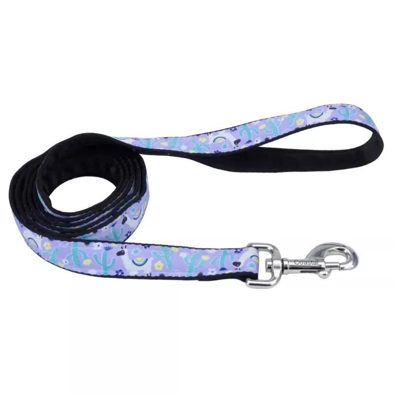 Coastal Exclusive Styles 6ft Long 1in Dog Leash Llamas