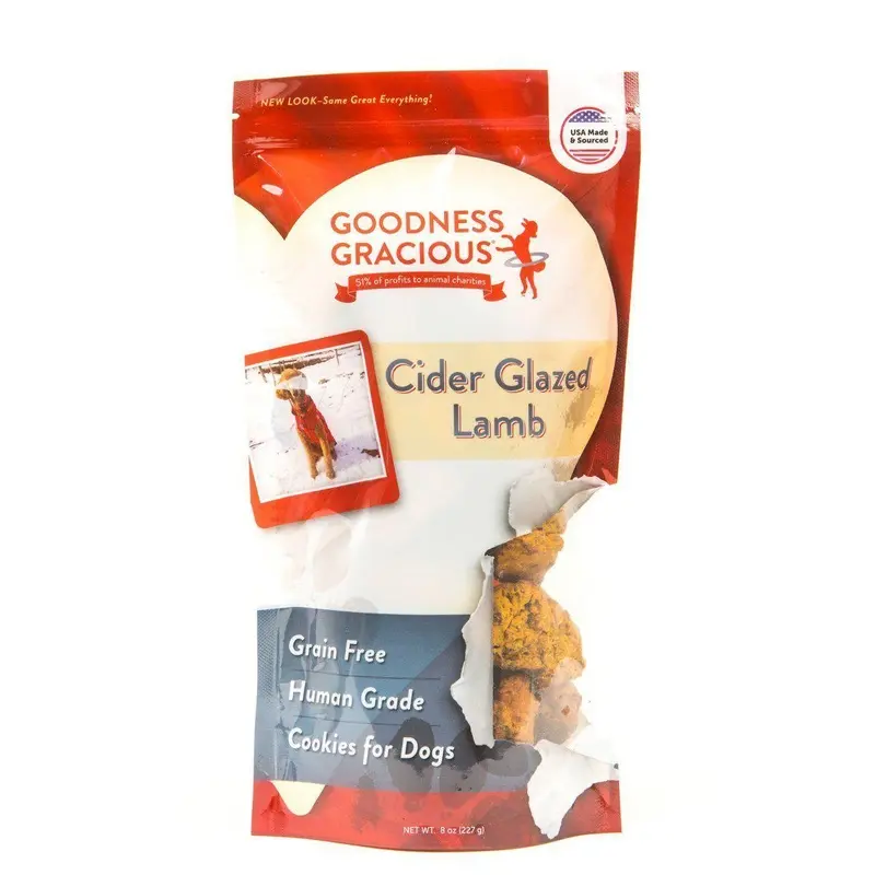 Goodness Gracious Dog Cookies Cider Glazed Lamb 8oz
