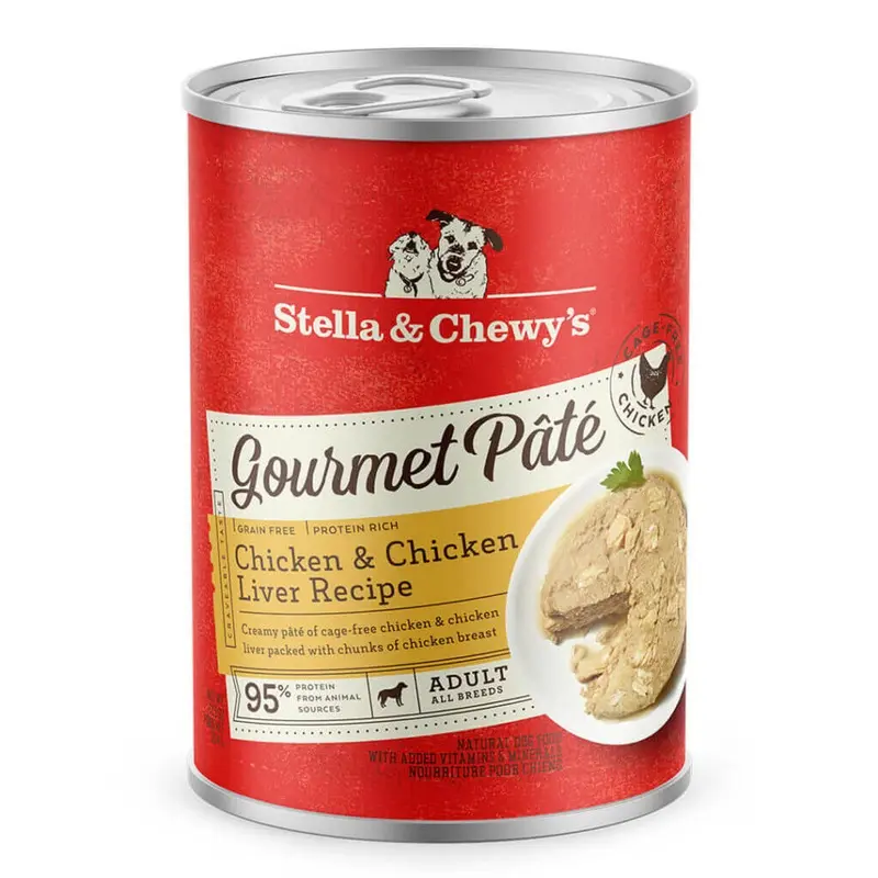 Stella and Chewy's Gourmet Pt for Dogs with Chicken & Chicken Liver, 12.5oz