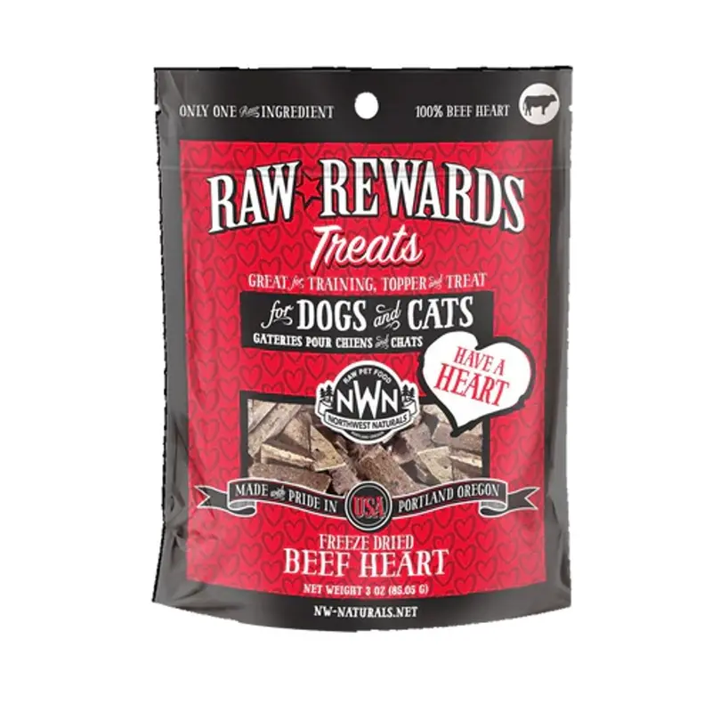 Northwest Naturals Beef Heart Treats 3oz