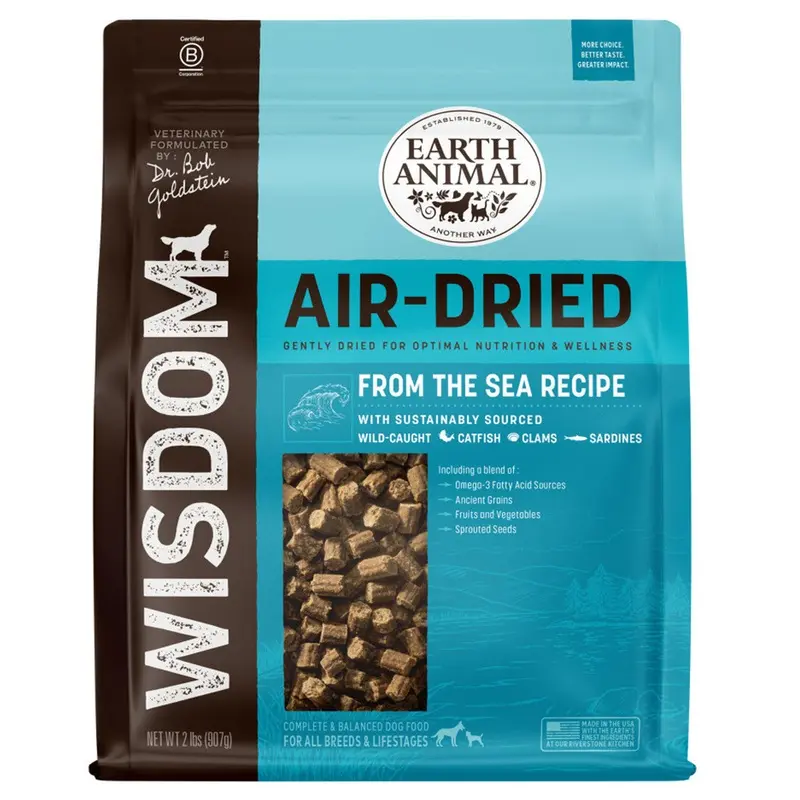 Dr. Bob Goldsteins Wisdom Air-Dried From The Sea Recipe Dog Food 8lb