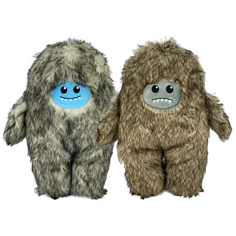 Multipet Plush Dog Toy Yeti Betty 10in Assorted