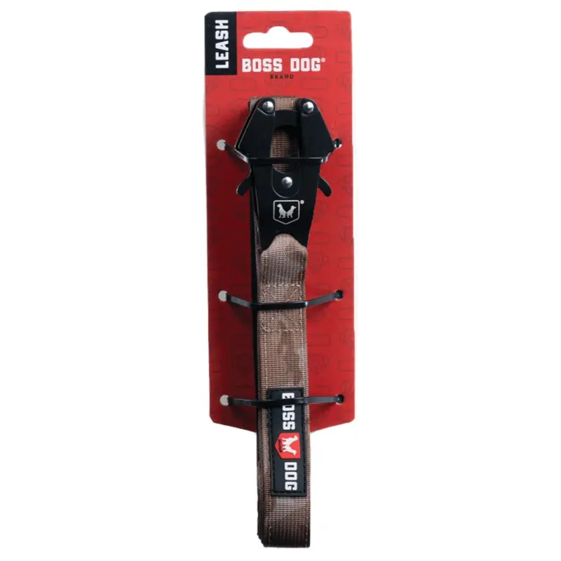 Boss Dog Tactical Dog Leash 4ft 1.25in Tan Camo
