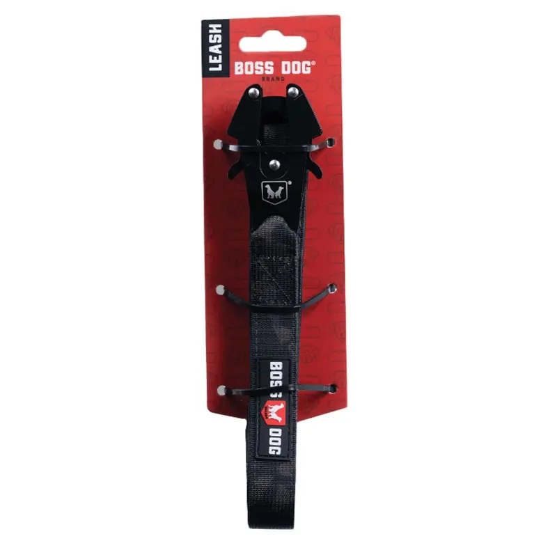 Boss Dog Tactical Dog Leash 6ft 1in Black Camo