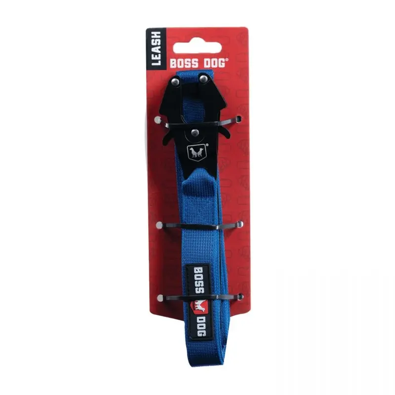 Boss Dog Tactical Dog Leash 6ft 1in Blue