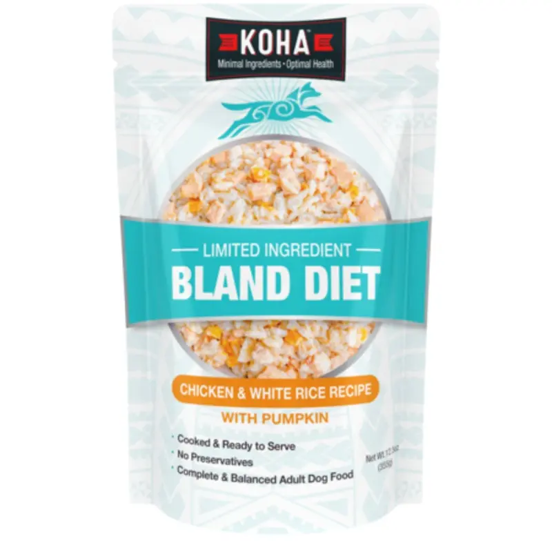 Koha Dog Wet Bland Diet Chicken Pouch 12.5 oz