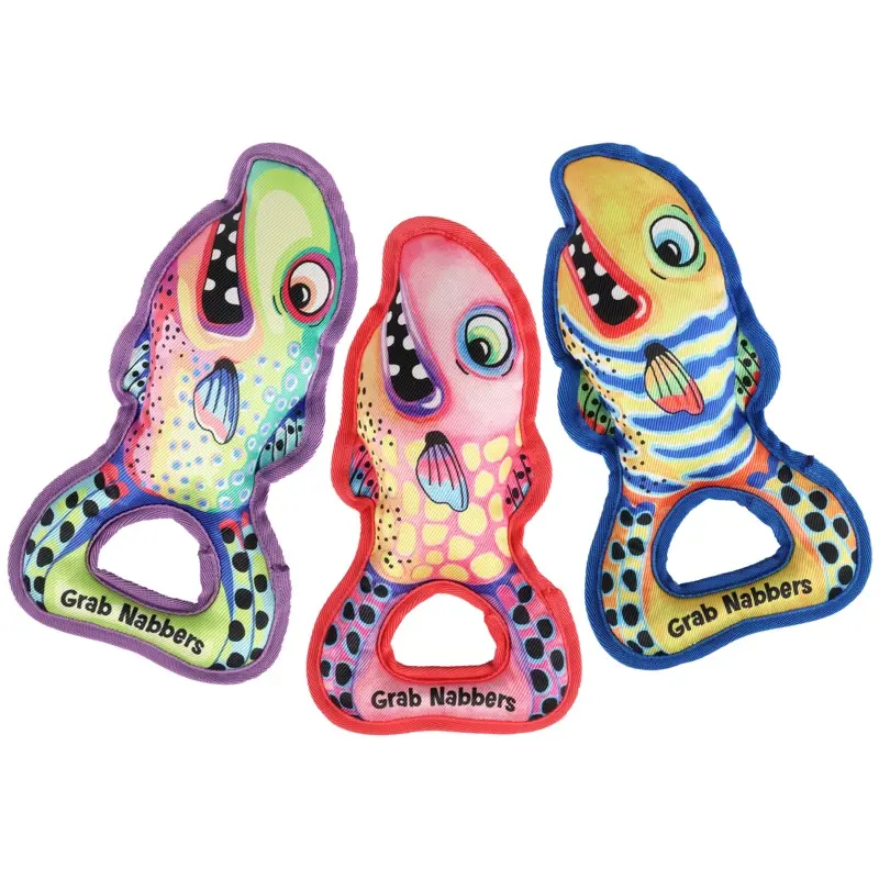 Multipet Plush Dog Toy Fuzzu Grab Nabbers Assorted