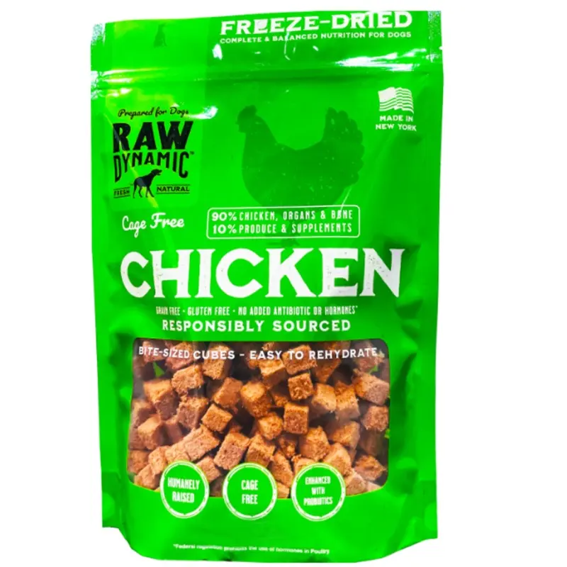 Raw Dynamic Freeze Dried Dog Treat Chicken 1.5oz