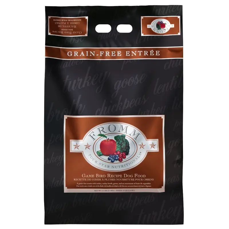 Fromm Four-Star Nutritionals  Game Bird Recipe Dog Food 12 lb