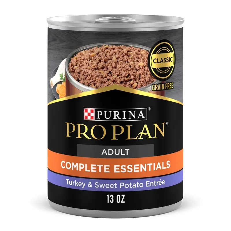 Purina Pro Plan Grain Free Dog Food Wet Pate, Turkey and Sweet Potato Entre 13oz