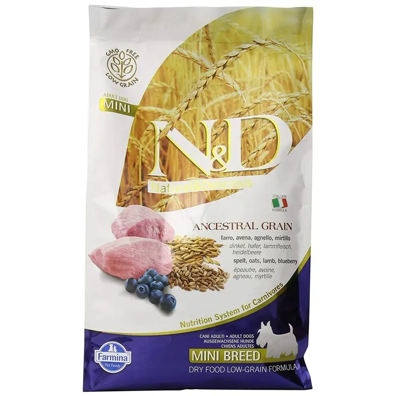 Farmina Lamb and Ancestral Low-Grain Small Bites Dry Dog Food 5.5lb