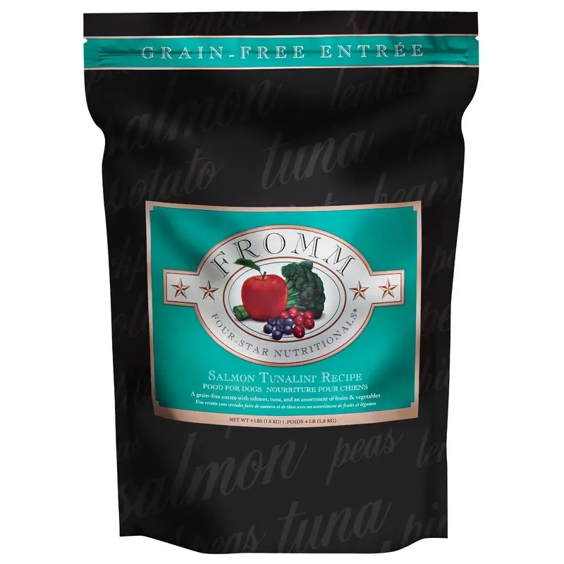 Fromm Four-Star Nutritionals  Salmon Tunalini Recipe Food for Dogs 4 lb